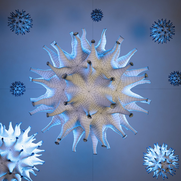 bacterium x - Bacterium Blue by Stubborn3D